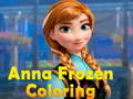 Game Anna Frozen Coloring