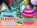 Game Mermaid Glitter Cupcakes