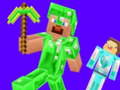 Game Creeper vs Enderman from minecraft