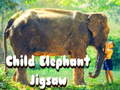 Jeu Child Elephant Jigsaw
