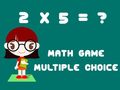 Game Math Game Multiple Choice