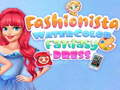 Game Fashionista Watercolor Fantasy Dress