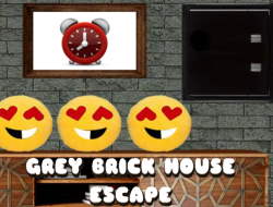 Jeu Évasion de la maison en briques grises 