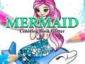 Jeu Mermaid Coloring Book Glitter