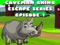 Game Caveman Rhino Escape Series Episode 1