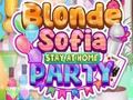 Jeu Blonde Sofia Stay at Home Party