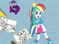 Jeu Equestria Girls Coloring Book