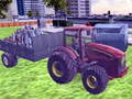 Game Tractor Driving Garbage collect