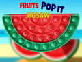 Jeu Fruits Pop It Jigsaw