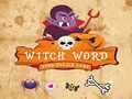Jeu Witch Word Halloween Puzzel Game