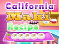 Jeu California Maki Recipe