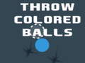 Jeu Throw Colored Balls