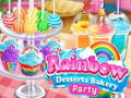 Game Rainbow Desserts Bakery Party