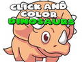 Game Click And Color Dinosaurs