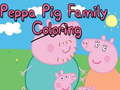 Game Peppa Pig Family Coloring