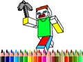 Jeu Back to School: Minecraft Coloring