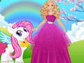 Jeu Barbie and Pony Dressup
