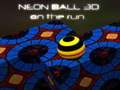 Jeu Neon Ball 3d on the run