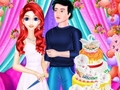 Game Mermaid Girl Wedding Cooking Cake