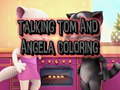 Jeu Talking Tom and Angela Coloring