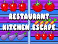 Jeu Restaurant Kitchen Escape
