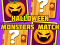 Jeu Halloween Monsters Match