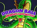 Jeu Dragon Ball memory card match