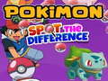 Game Pokimon Spot the differences