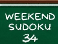 Jeu Weekend Sudoku 34