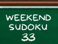 Jeu Weekend Sudoku 33
