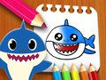 Jeu Baby Shark Coloring Book