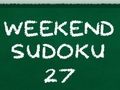 Game Weekend Sudoku 27