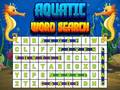 Game Aquatic Word Search