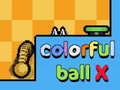 Jeu Colorful ball X