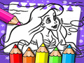 Jeu Ariel The Mermaid Coloring Book
