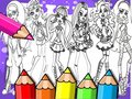 Game Monster High Coloring Book