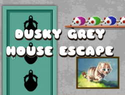 Jeu Évasion de maison grise sombre 