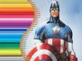 Jeu Coloring Book for Captain America
