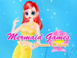 Jeu Jeux de sirène maquillage de princesse .