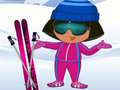 Game Dora Ski Dress up 