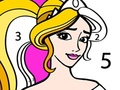 Game Princess Coloring By Number