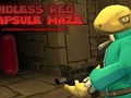 Game Endless Red Capsule Maze