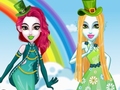 Game Green Vs Rainbow Fashion Battle