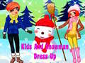 Game Kids and Snowman Dress Up