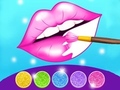 Jeu Glitter Lips Coloring Game