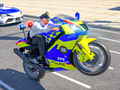 Jeu Police Bike Stunt Race Game
