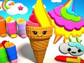 Game Coloring Book: Ice Cream