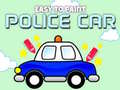 Jeu Easy to Paint Police Car