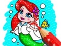 Jeu Coloring Book: Mermaid