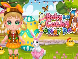 Jeu Bébé Cathy Ep32 Le jour de Pâques .